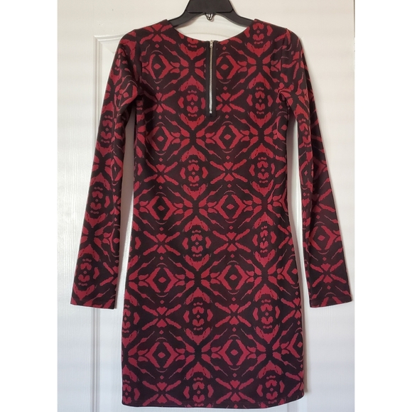 Pink and Black Patterned Tunic Dress - Picture 2 of 14